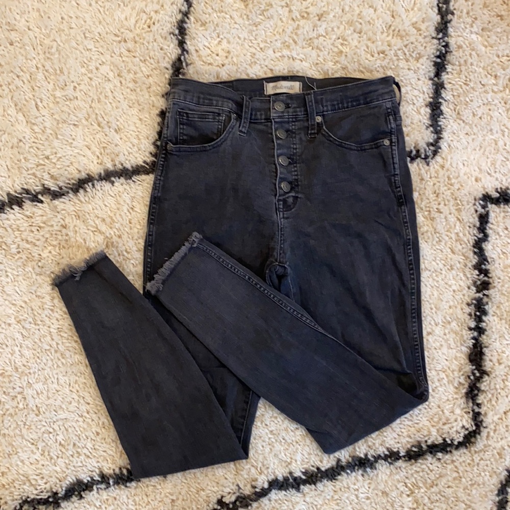 Madewell 10” high rise skinny